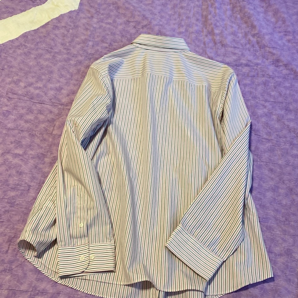 NEW Chaps Classic Women’s button down shirt. Cotton. NO IRON. Long sleeve. Sz 2X - Picture 4 of 7